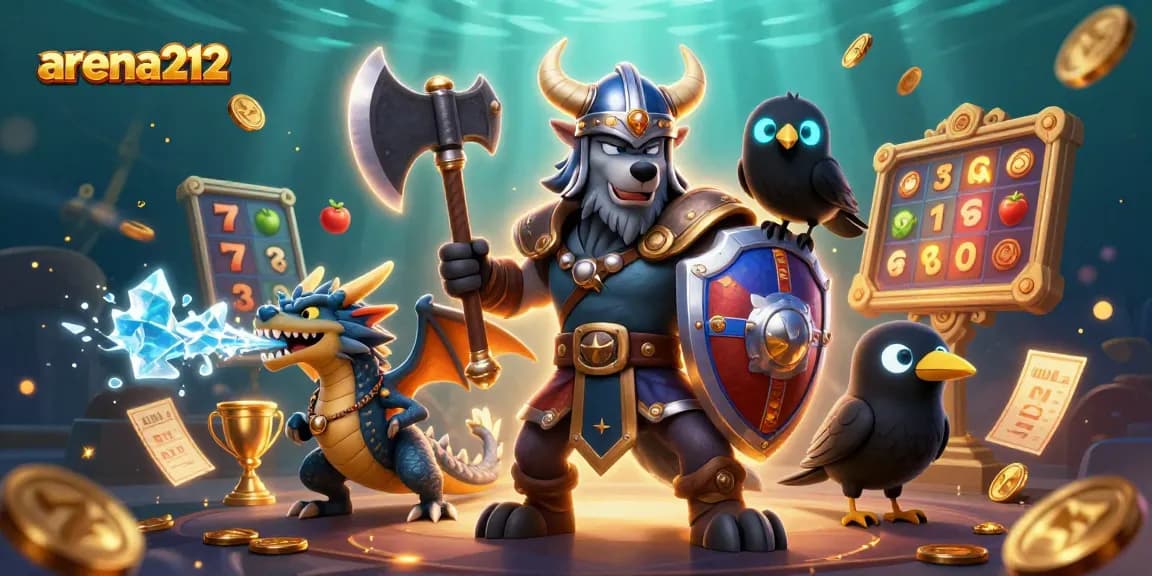 Asah strategi permainan di arena212 dengan ilustrasi 3D karakter dan elemen kasino yang menakjubkan.