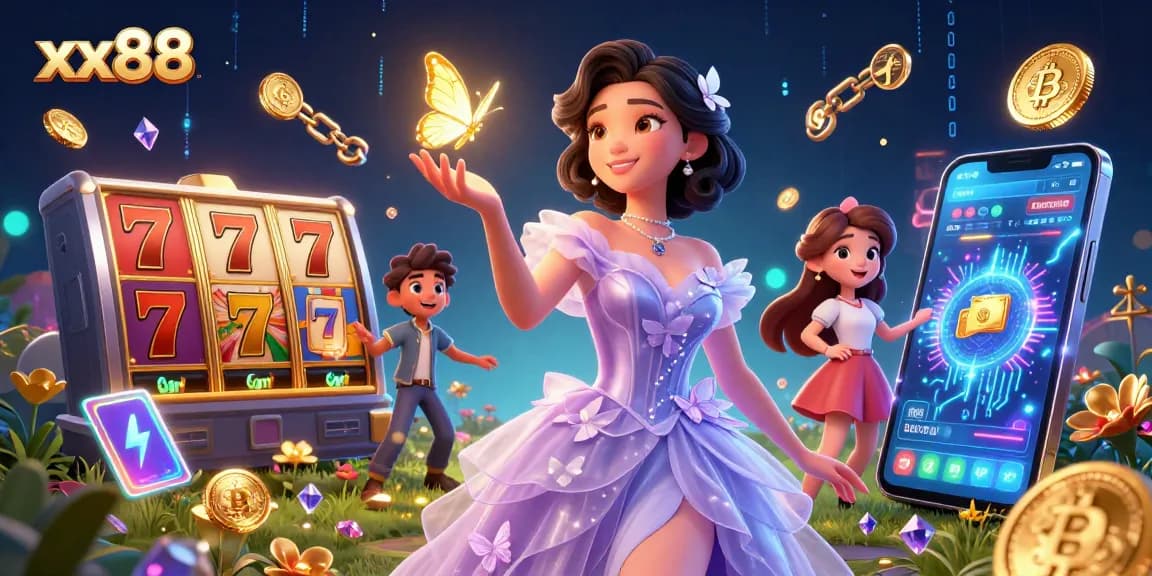 Engage with xx88's vibrant casino atmosphere featuring slot game excitement and shimmering rewards.