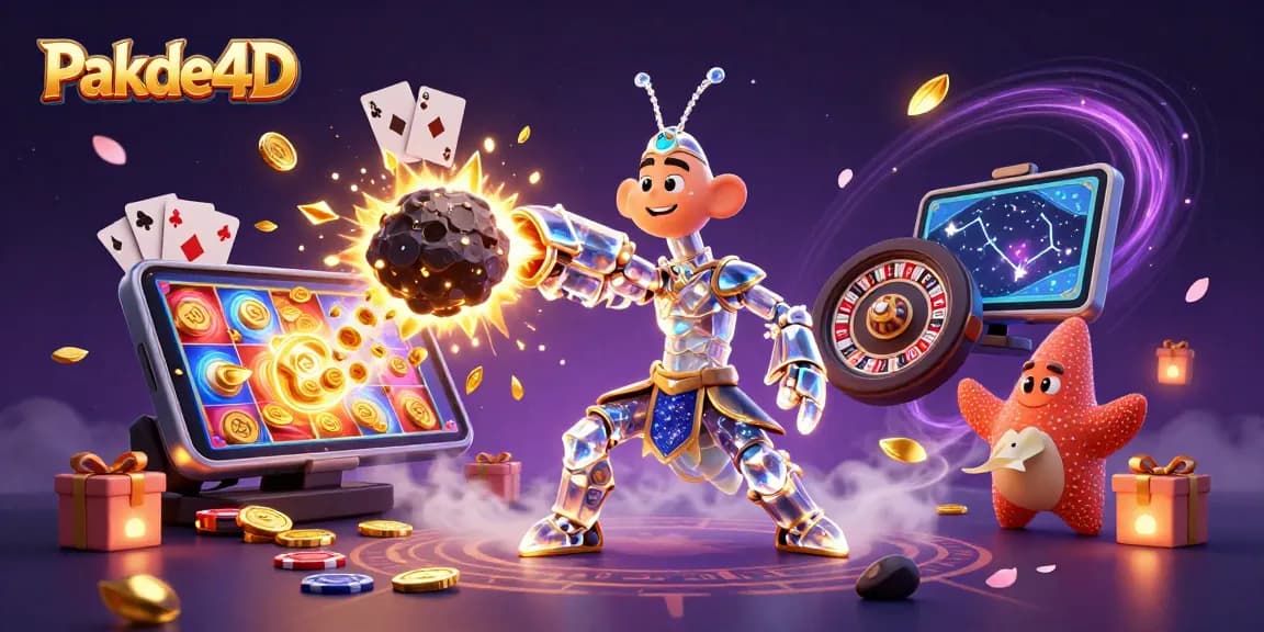 Experience thrilling gameplay with Pakde4D, where golden gems and coins burst from exciting slot games!