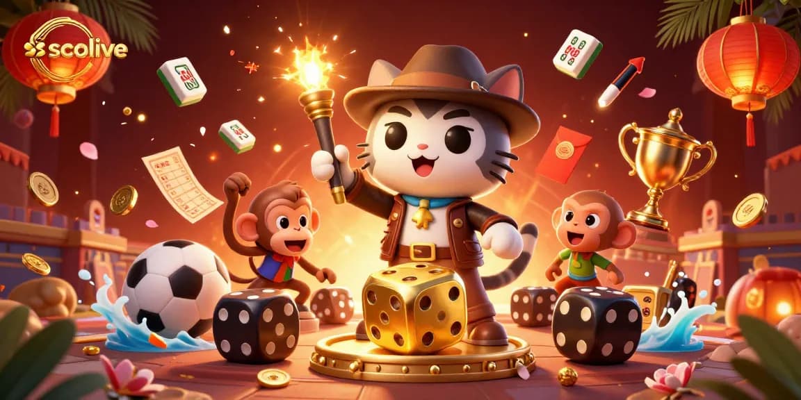 Socolive delivers thrilling sports betting experiences with engaging scenes and vibrant casino artifacts.