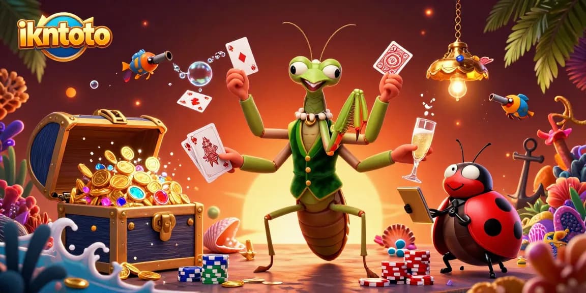 Engage in thrilling gaming adventures with ikntoto featuring a vibrant casino scene.