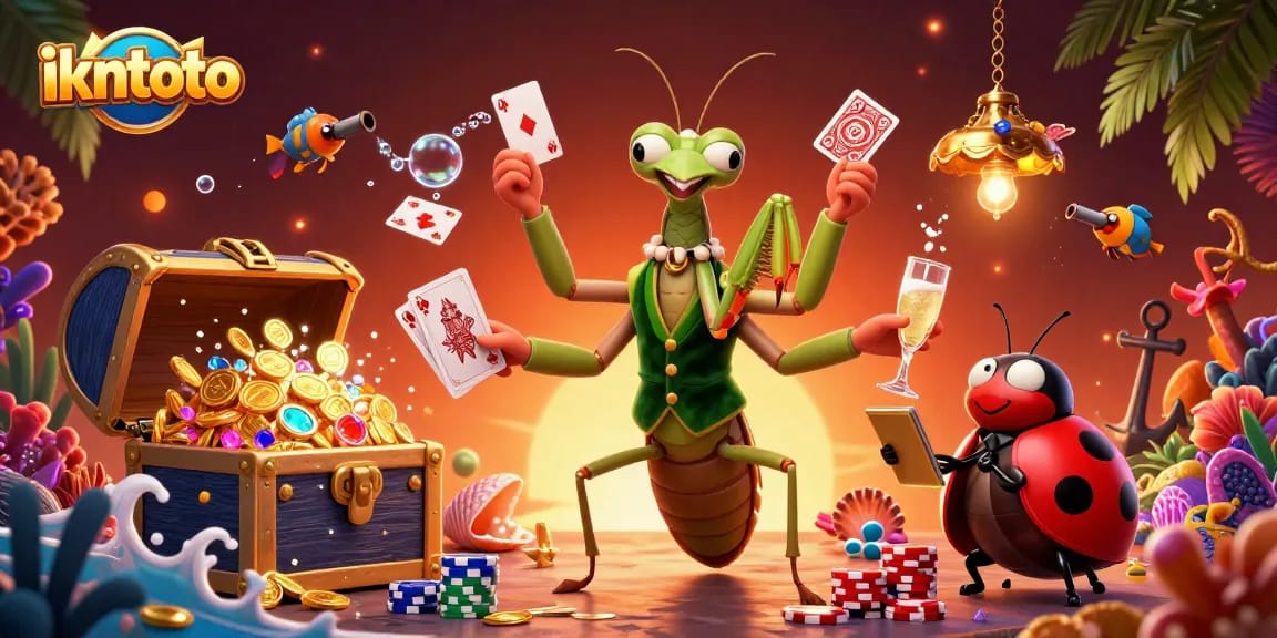 Engage in thrilling gaming adventures with ikntoto featuring a vibrant casino scene.