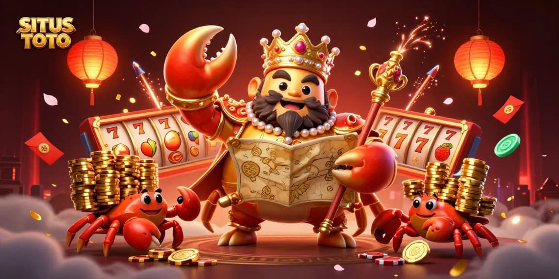 SITUS TOTO menawarkan pengalaman kasino dengan kepiting emas raksasa menghibur pemain dengan remahan keberuntungan.