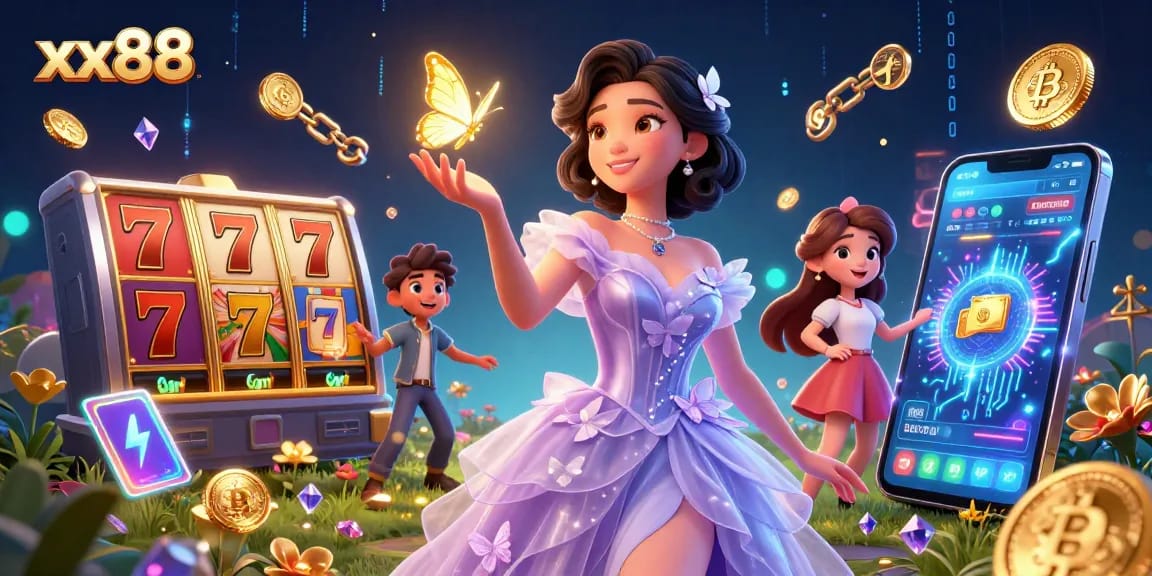 Engage with xx88's vibrant casino atmosphere featuring slot game excitement and shimmering rewards.