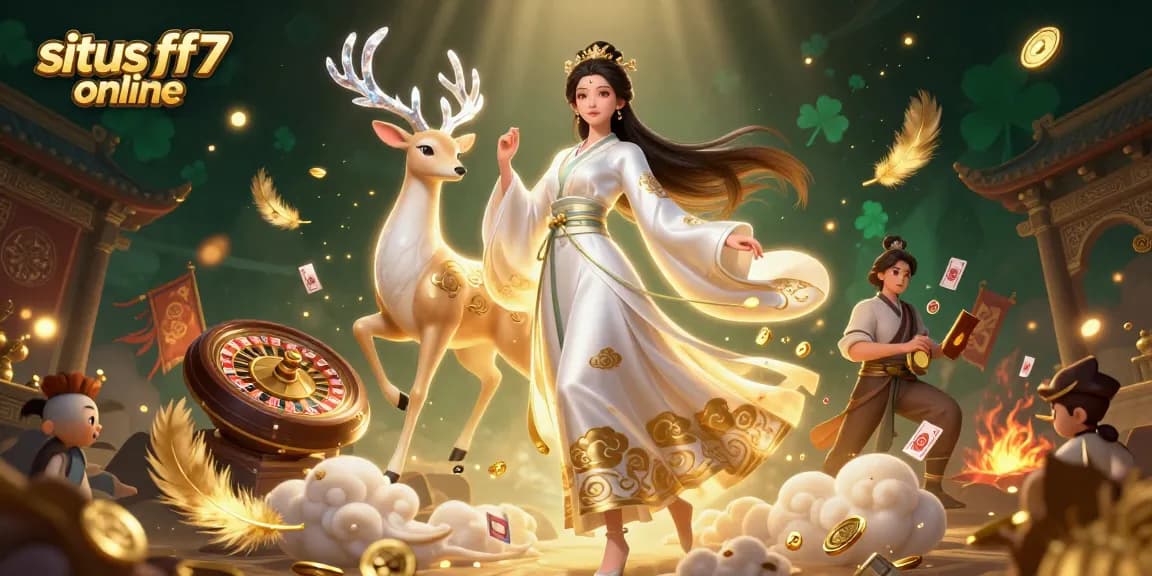 Experience the thrill of situs f7f7 online highlighting vibrant casino elements and action-packed gameplay.