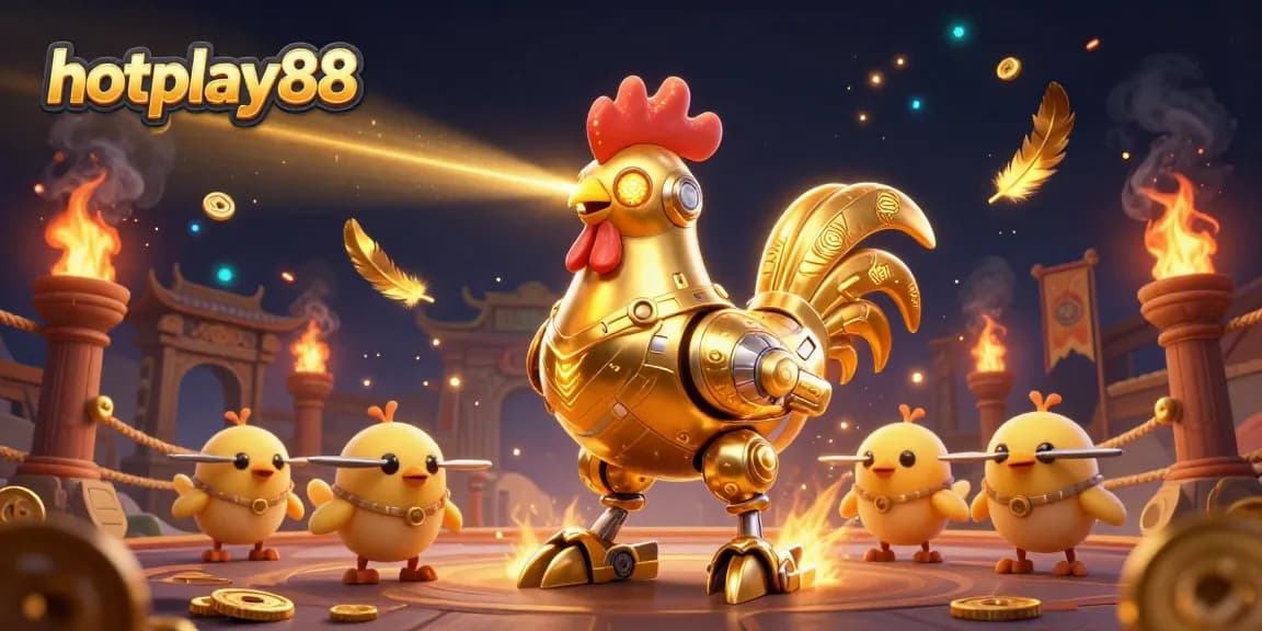 Melihat peluang kemenangan di hotplay88 melalui ilustrasi kasino futuristik yang dinamis.