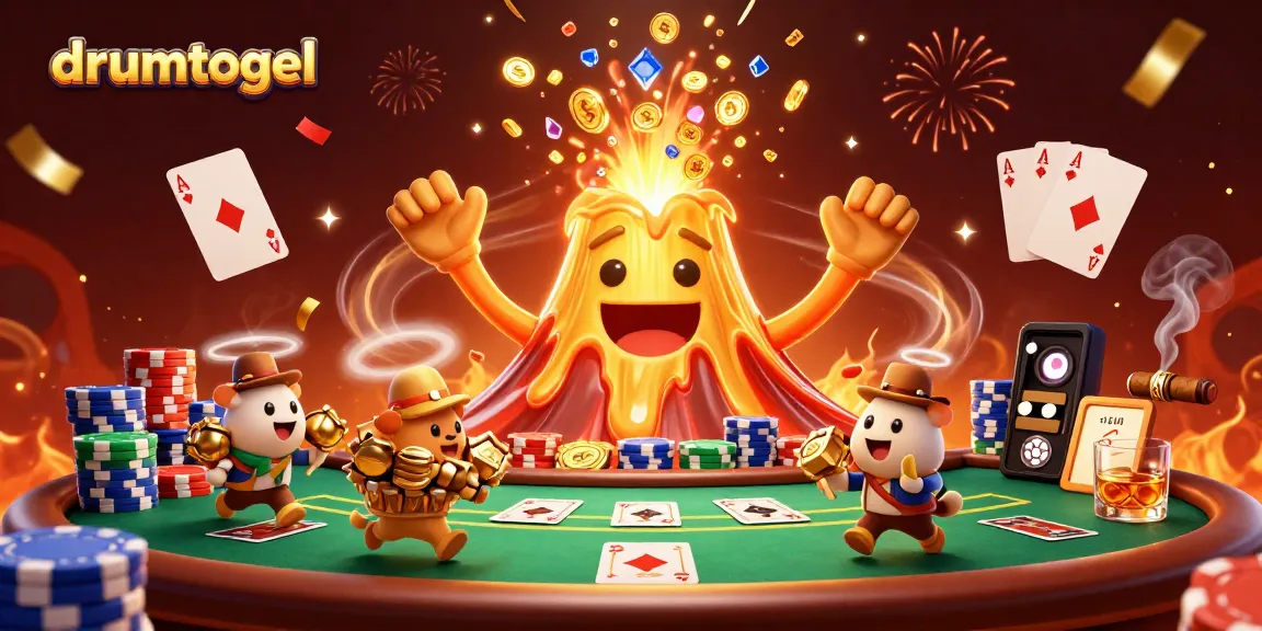 Menangkan drumtogel dengan ilustrasi kasino yang bersemangat dan penuh detail