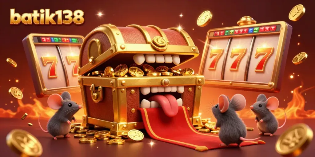 Menangkan jackpot di batik138 dengan peti harta karun yang menggoda dan simbol keberuntungan berkilau.