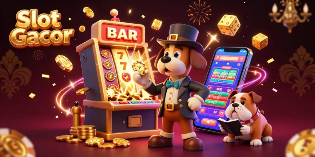 Spin the reels with Slot Gacor, featuring vibrant 3D elements, jackpot explosions, and dynamic gameplay.