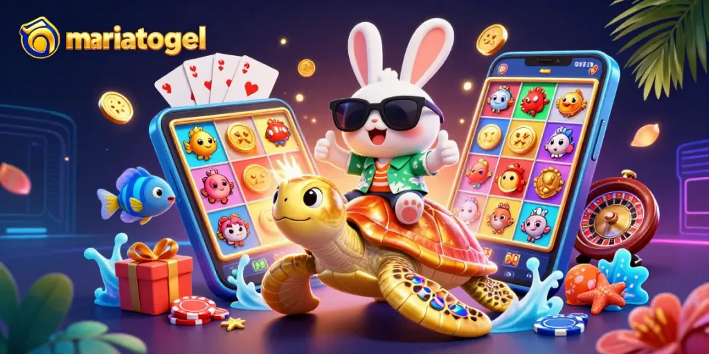 Win big with mariatogel on colorful slot games while riding a lucky rabbit!