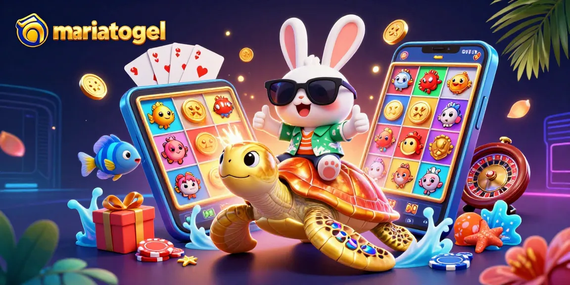 Win big with mariatogel on colorful slot games while riding a lucky rabbit!