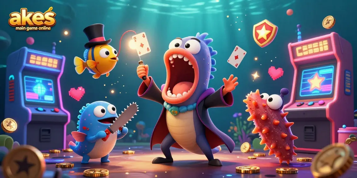 Mengakses main game online dengan karakter unik dalam aksi slot 3D yang menarik.