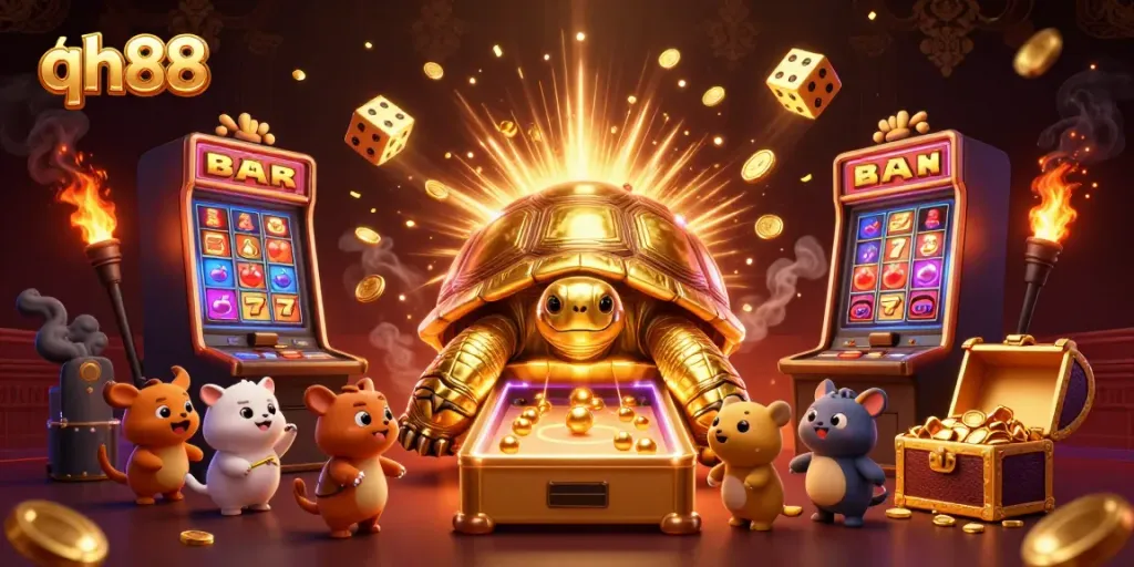 Experience thrill at qh88 with a vibrant casino scene featuring games and excitement