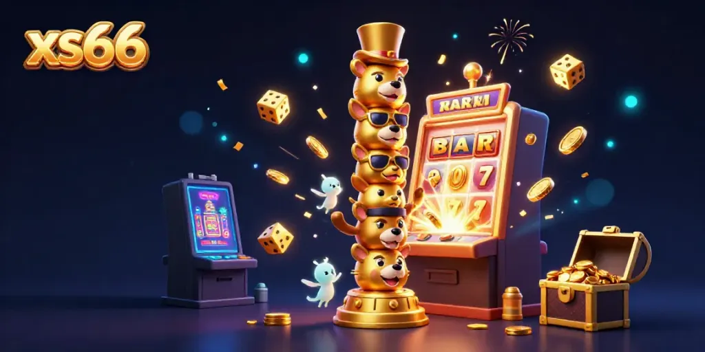 Engage with xs66 by exploring vibrant slot gaming with colorful symbols and animated jackpot elements.