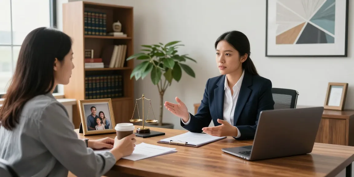 Diskusi hukum keluarga di https://www.evelandfosterlaw.com/ dengan pengacara dan pasangan.