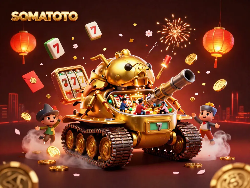 Experience SOMATOTO's dynamic golden beetle tank casino bursting with excitement and winning possibilities.
