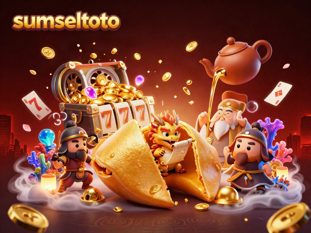 Engage with sumseltoto's vibrant casino scene featuring magical characters and dynamic slot elements.