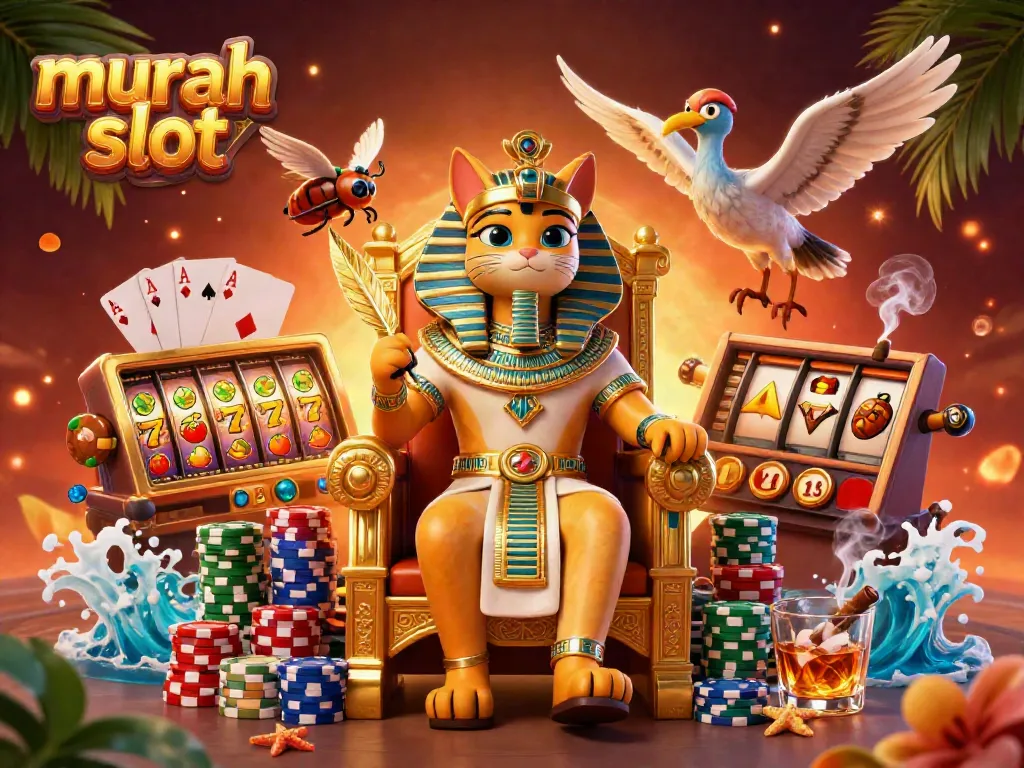 Menang besar di permainan murah slot dengan simbol keberuntungan dan tema kasino yang menarik.