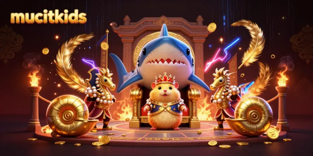 Saksikan keseruan mucitkids saat meraih jackpot dengan karakter kasino berwarna-warni dan tema menarik.