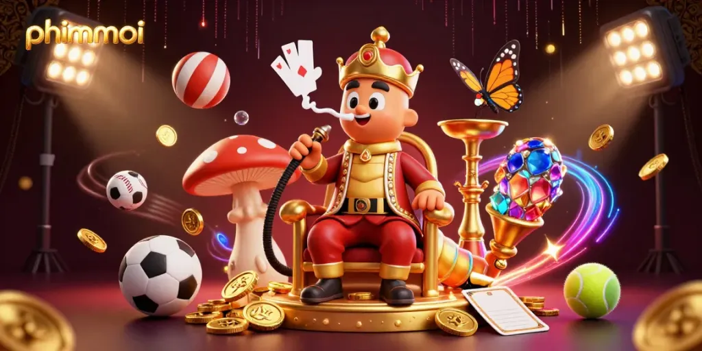 Engage with phimmoi's vibrant gambling scene featuring unique characters and dynamic sports elements.