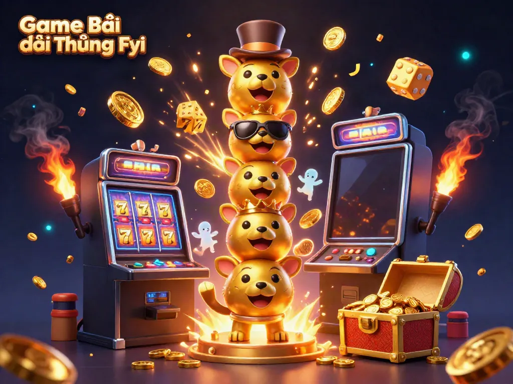 Experience the excitement of Game Bài Đổi Thưởng Fyi with thrilling slot machines, golden totems, and cash explosions.