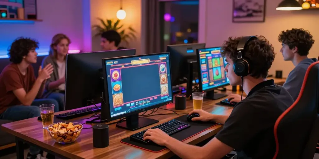 Pengalaman bermain slot gacor di bukumimpi138 dengan suasana gaming yang menyenangkan.