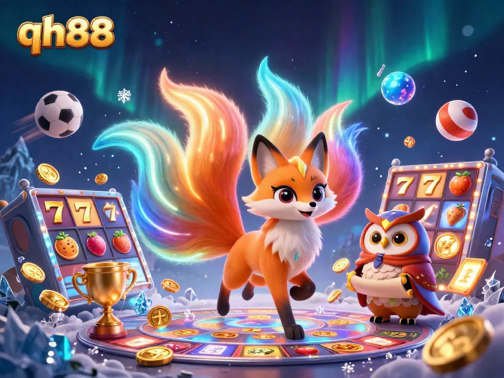 Experience the vibrant world of QH88 with thrilling slots and lively characters.