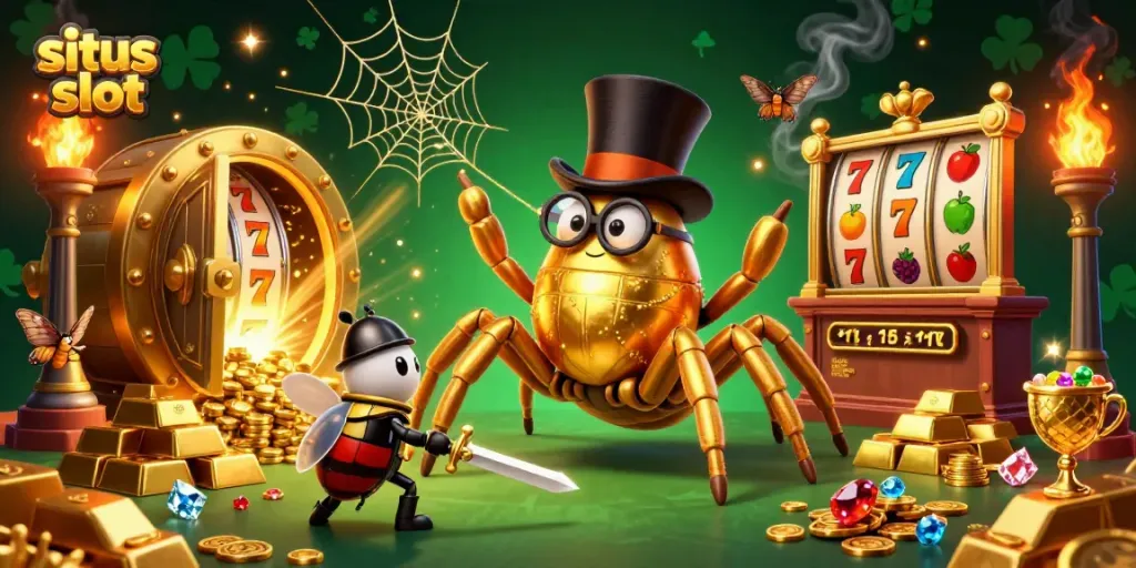 Menggenggam jackpot di situs slot, karakter unik beraksi di dunia kasino yang memukau.