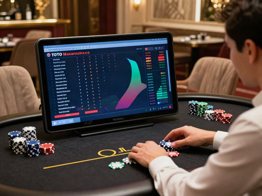 Visualisasi pengalaman bermain toto macau dengan hasil terkini dan suasana mewah.