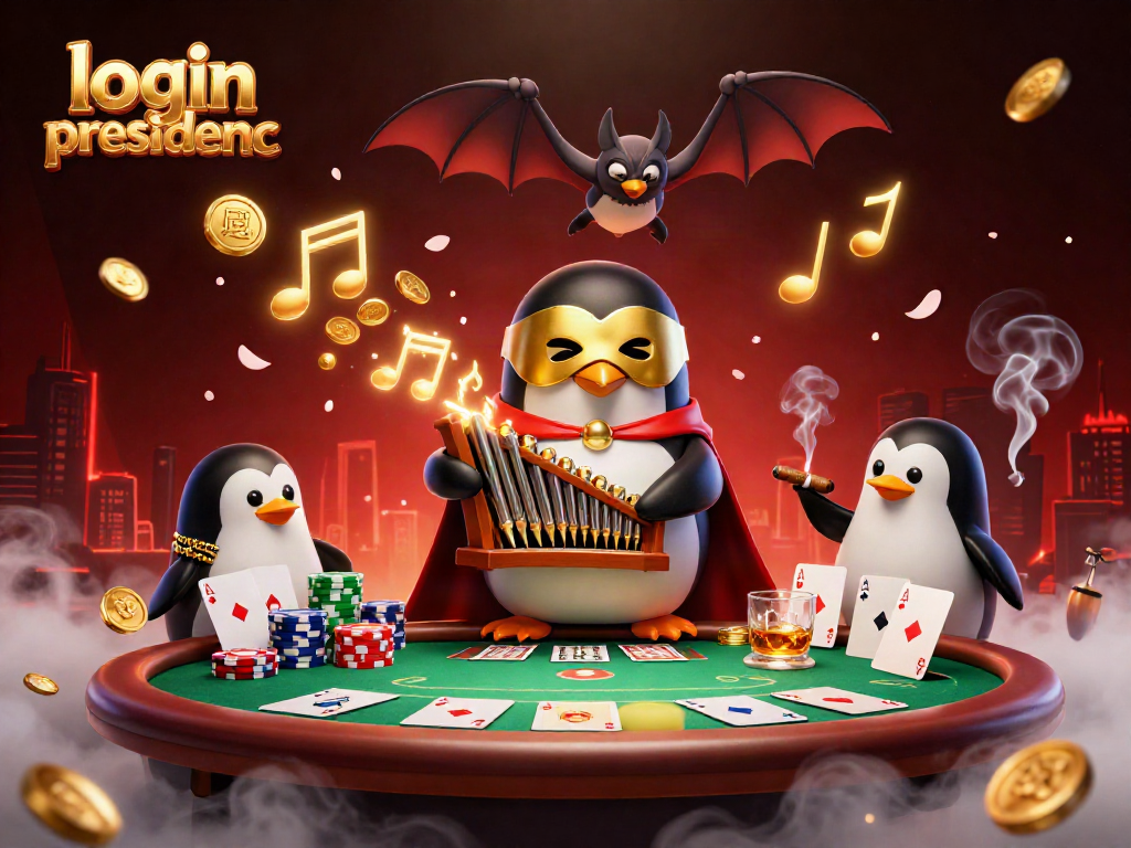 Experience the thrill of gaming with login presidencc surrounded by energetic casino elements.