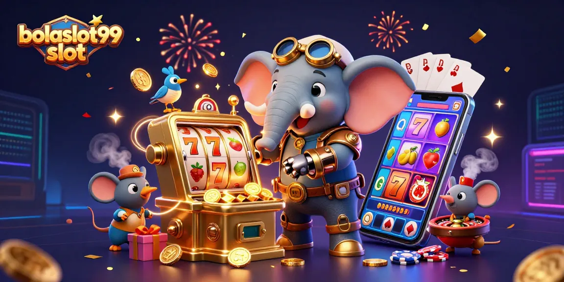 Spin the reels with bolaslot99 slot alongside a whimsical steampunk elephant and friends!