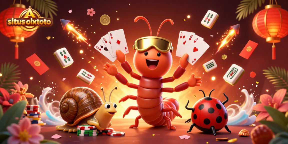Situs olxtoto menghadirkan dealer kerucut 3D dengan kartu permainan, jalur efek kembang api, dan chip besar yang berkilau.