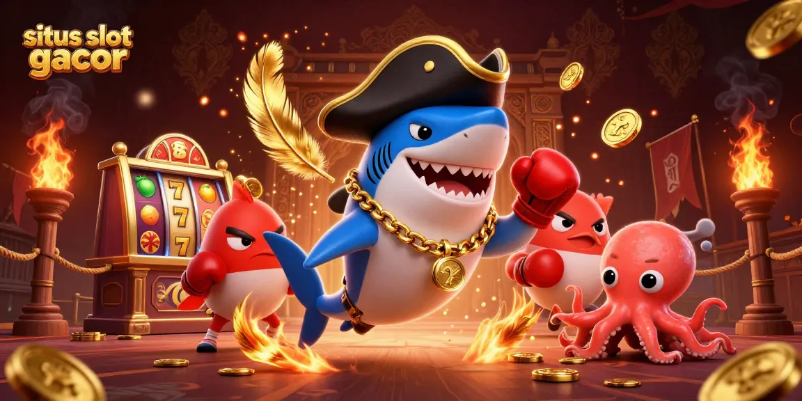 Mengulas situs slot gacor dengan karakter ikan hiu kartun, ikan puffer marah, dan bayi gurita kaya emas.